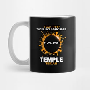 Temple Texas Total Solar Eclipse 2024 Mug